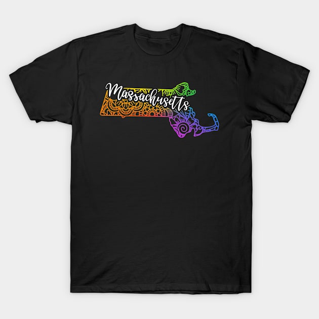 Massachusetts T-Shirt by JKFDesigns